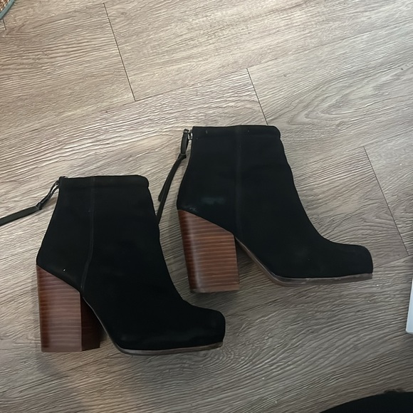 Jeffrey Campbell Boots Black Block Heel - Picture 2 of 5